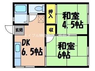 下瀬アパートの物件間取画像